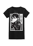Great Eastern Entertainment Men's Sword Art Online Kirito Eating JRS T-Shirt, Multicolored, Small