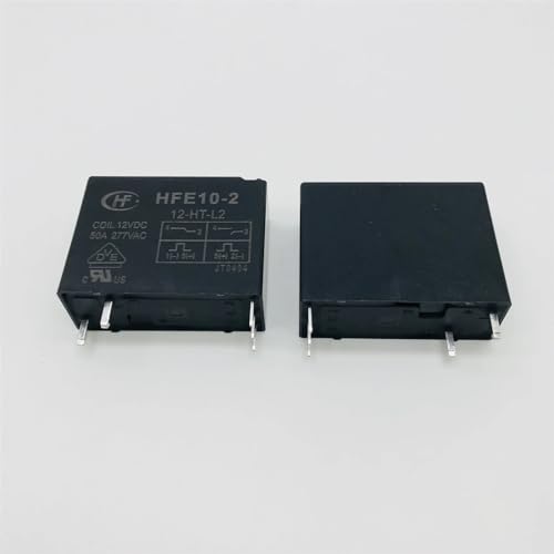 Relais HFE10-2-12-HT-L2 pour installation solaire autonome et gestion de batterie 50A