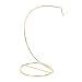 9" Tall Gold Wire Ornament Display Stands for Displaying Ball Ornaments, Awards, Eggs Etc.- Package of 6