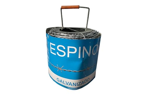 ALAMBRE DE ESPINO GALVANIZADO 4/1,6/15