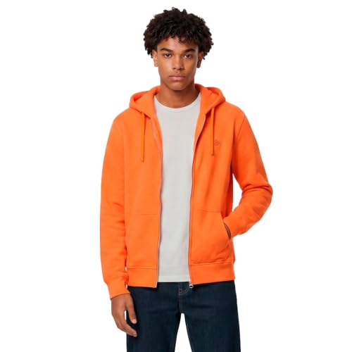 Superdry Essential Sdco Logo Ziphood Lot de 1 Sweat à Capuche pour Homme, Firecracker Orange, XL