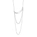 Silpada 'Avant Garde' Curved Bar Drop Necklace in Sterling Silver