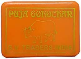 GKS Pooja Pack of 3 Items - Javadhu Perfume Powder, punugu Paste, Gorojanam Powder(Small Pack) , Multicolor