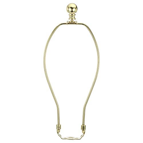 PATIKIL 10.5 Inch Lamp Harp Kit with Finial, 1 Set Detachable Shade Bracket Holder