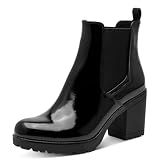 Marco Tozzi Damen Chelsea-Stiefel Synthetik Weiche Innensohle Vegan Vegan