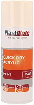 PlastiKote 071015 Trade Quick Drying RAL 9001 matt 400 ml, Cream