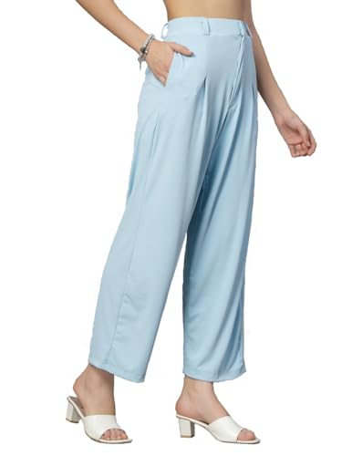 Image of UZARUS Women's Relax Fit Trouser 2 Pockets Baggy Pants