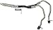 Dorman 724-067 Automatic Transmission Oil Cooler Hose Assembly Compatible with Select Ford Models