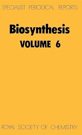 Biosynthesis, Vol 6: Volume 6 book cover