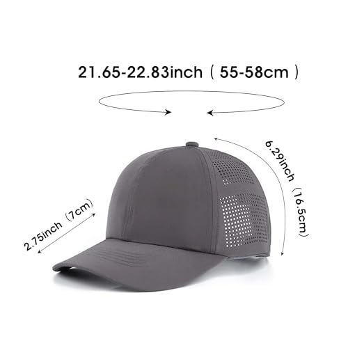 Image of HH HOFNEN Women Quick Drying Baseball Cap Sun Hat Unstructured Golf Hat