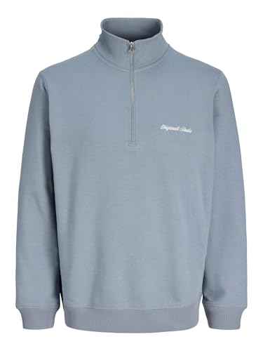 JACK & JONES Male Sweatshirt mit halbem Reißverschluss Sweatshirt mit halbem Reißverschluss – Ansicht 1