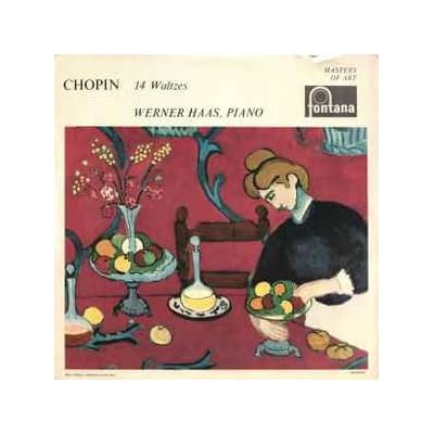Chopin* - Werner Haas &lrm;&ndash; 14 Waltzes Label: Fontana &lrm;&ndash; EFL.2517, Format: Vinyl, LP