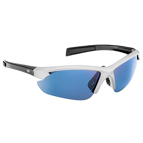 Flying Fisherman Fin Jr. Angler, Gafas Unisex Adulto, Gris-Negro/Azul, Small