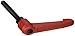 Kipp 06610-3A484X60 Fiberglass Reinforced Plastic/Steel Adjustable Handle with 3/8-16" External Thread,"Novo?Grip" Style, Steel Components, Inch, 60 mm Screw Length, Size 3, Traffic Red Color