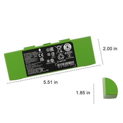 Image of ABL-F Battery 64.2Wh Replacement for iRobot Roomba J9+ i8 i8+ i8550 J7 J7+ J7 Plus J7550 J7150 i7 i7+ i7158 i7550 i755020 i7156 i7556 i7558 i6 i4 Plus i4+ i3 i3+ 3150 i3152 e5 e6 Series Robot Vacuum