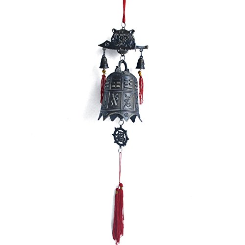 Feng Shui Bell with 8 Immortals Enginery for Protection Bell Hanging W Fengshuisale Red String Bracelet SKU:W1716