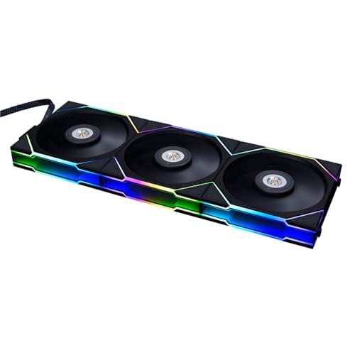 LIANLI ケースファン UNI FAN TL 120 BK 3pack ファンコントローラー付属 デイジーチェーン接続 LCPブレード インフィニティミラーサイドフレーム 日本正規代理店品