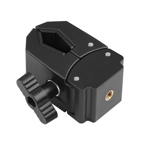 Image of Universally Heavy Duty Flexible Arm Clamp for Photography Video Equipment and Outdoor Mounting Applications Strong Hold Metal Double Clamp Flexible Arm Photography Light Stand