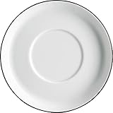 Maße: Ø15 cm Cucina Basic Colori Black Kombi-Untertasse 15 cm