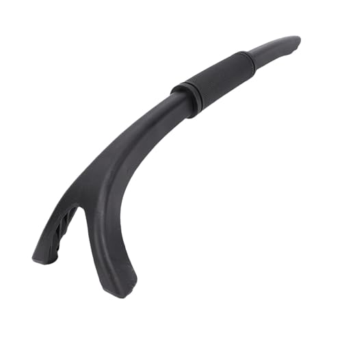 ViaGasaFamido Palo de Sujeción para Sierra Ingletadora con Mango Ergonómico Diseño Bifurcado Pies de Goma Antideslizantes Mango de Empuje para Sierra de Mesa para Seguridad en la Carpintería