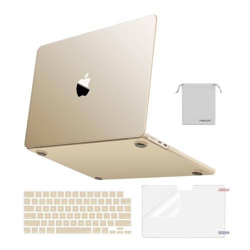 MOSISO for MacBook Air 15 inch Case M5 2026 M4 M3 M2 2025-2023 A3448 A3241 A3114 A2941, 4 in 1 Kit Seamlessly Closes Anti-Fingerprints Matte Hard Shell,Great for Business Travel Study, Starlight Clear by MOSISO - Used condition - US$10.42