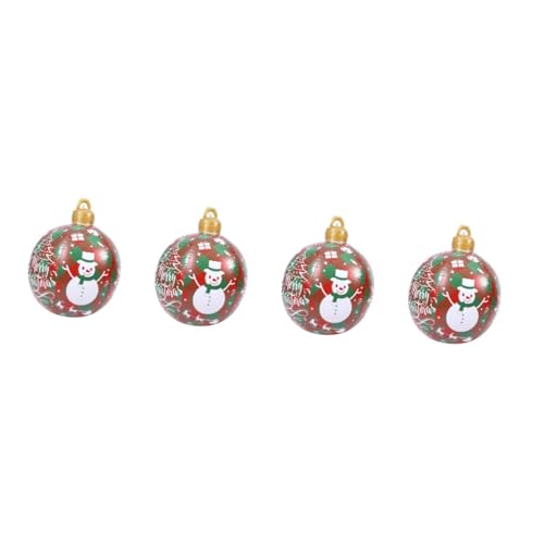 Boules de Noël gonflables Père Noël Cabilock en PVC pour déco extérieure - 2