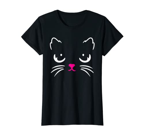 Disfraz de gato para carnaval, Halloween o carnaval. Camiseta