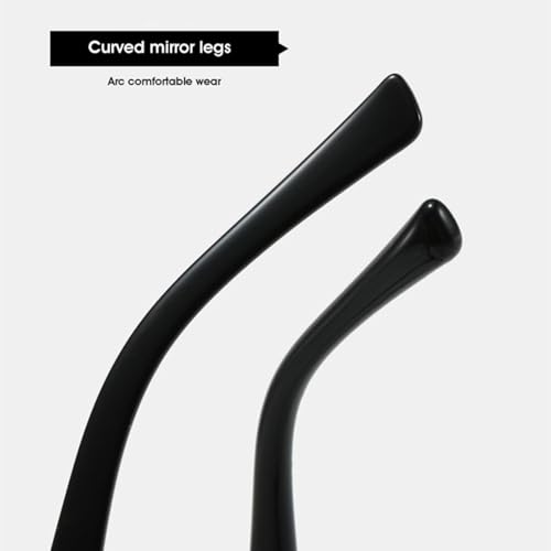 Lunettes œil de chat polygone monture tendance bicolore légère et confortable - 6