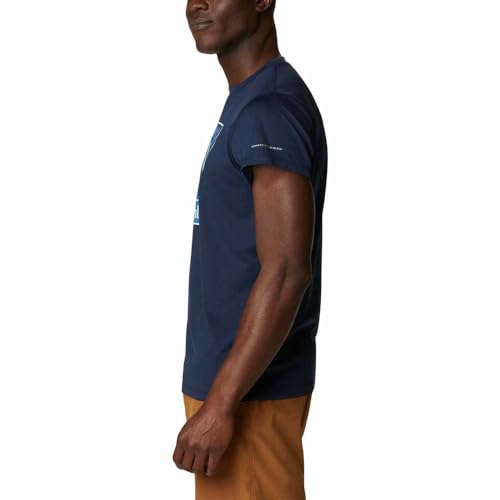 Image of Columbia Men's Solid Regular Fit Zero Rules Short Sleeve Graphic Shirt