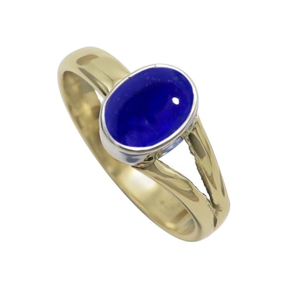 Lapis lazuli srebro próby 925 pierścionek z kamieniami szlachetnymi Mężczyźni Kobiety Kamień Pierścień z pałąkiem na głowę Wszystkie rozmiary Ręcznie robiona biżuteria CRG1089BV_51 (16.2