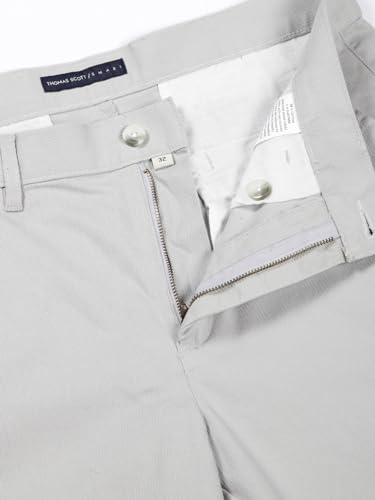 Image of Thomas Scott Men's | Solid | Light Weight | Breathable Fabric | 4 Pocket | Mid Rise | Regular Fit | Cotton Blend | Button Waist | Chino Trouser | Pants