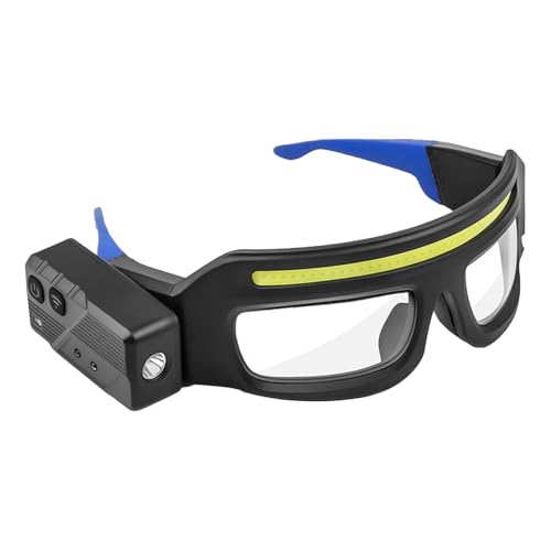 Genérico Gafas De Seguridad Para Construcción | Gafas Y Goggles Para Ciclismo | Con Luz Tipo C Para Montar En Moto Con Niebla Soldar Sol Polvo Aventuras Al Aire Libre Conducción