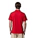 Columbia Men's Utilizer Short Sleeve Polo, Mountain Red, Medium
