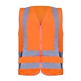 Colete Refletivo Steelflex S/Bolso Laranja G