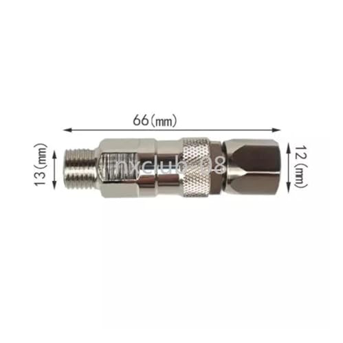Conector giratorio de acero inoxidable de 1/4 para pintar techos y esquinas con airless 3