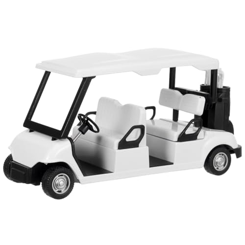 VICASKY Mini Diecast Golf Cart Model Interactive Pullback Action for