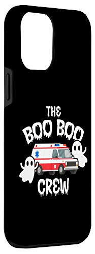 Iphone 12 Pro Max Emt Paramedic Ems Boo Boo Crew Ambulance Ghost Halloween Case #TOP2
