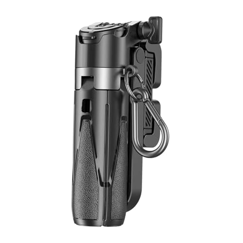 Palo selfie extensible compacto negro de aleación de aluminio recargable multifuncional 4
