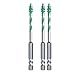 3PC Eccentric Drill Bits Compatible with For Glass, Wood, Metal, and Tiles Carbide Set for All Tasks (12mm)