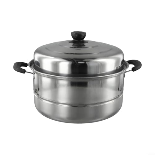 Olla de vapor de acero inoxidable para cocinar saludable en inducción y gas 2