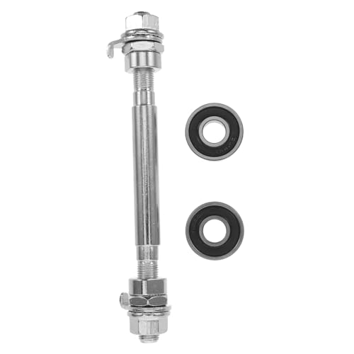 LIGHTAOTAO Solid Shaft Accessories for Mountain Bike Fork Axle Replacement Bike Front Hub Axle Bearings