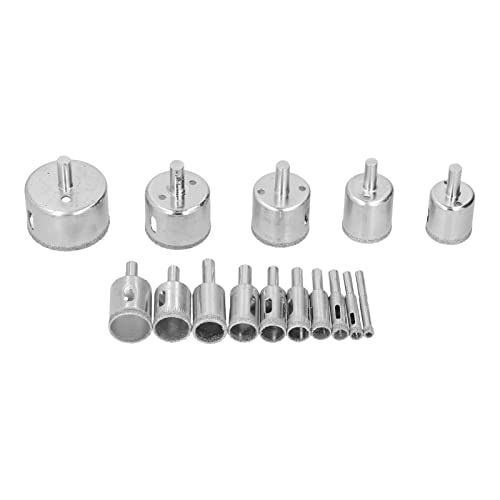 Set de brocas diamantadas para vidrio y cerámica 15 piezas miniatura 7