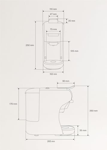 CREATE / POTTS STYLANCE/Machine à café multicapsules express et café moulu Vert sauge / 19 bars, programmable et compacte, réservoir 600ml, système Thermoblock, 1450 W – vue 9