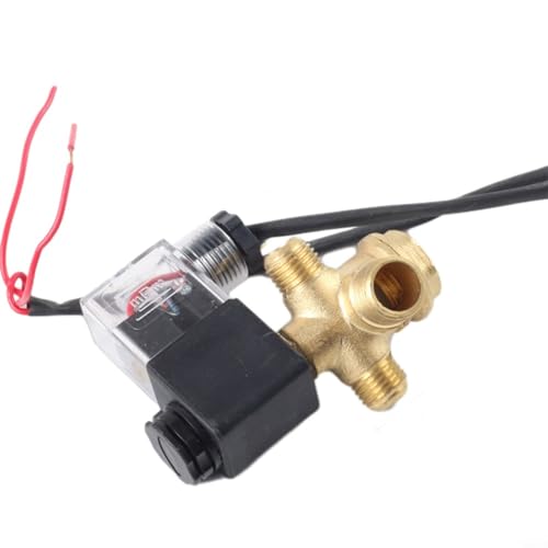 Image of for HPLIVE Automatic Pneumatic Drain Valve, Solenoid Valve, Mute Switch, Oil-Free, Off Exhaust Gas Check Valve, Air Pump Compressor for Condensate Management of Air Compressor 230 V (C)