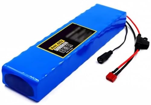 Elektrofahrrad Batterie E-Bike Akku 48V 50AH 13S2P Hochleistungsbatterie Mit Ladegerät wasserdichte PVC-Batterie Für 200W 350W 350W 800W 1000W Motor 48V 50Ah,XT60+DC