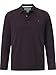 Produktbild Charles Colby Herren Langarm-Poloshirt Duke Lenn dunkelrot M - 48/50