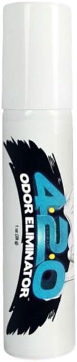 420 Odor Eliminator Air Freshner - New Car Blue - 4oz (4 Pack Spray)