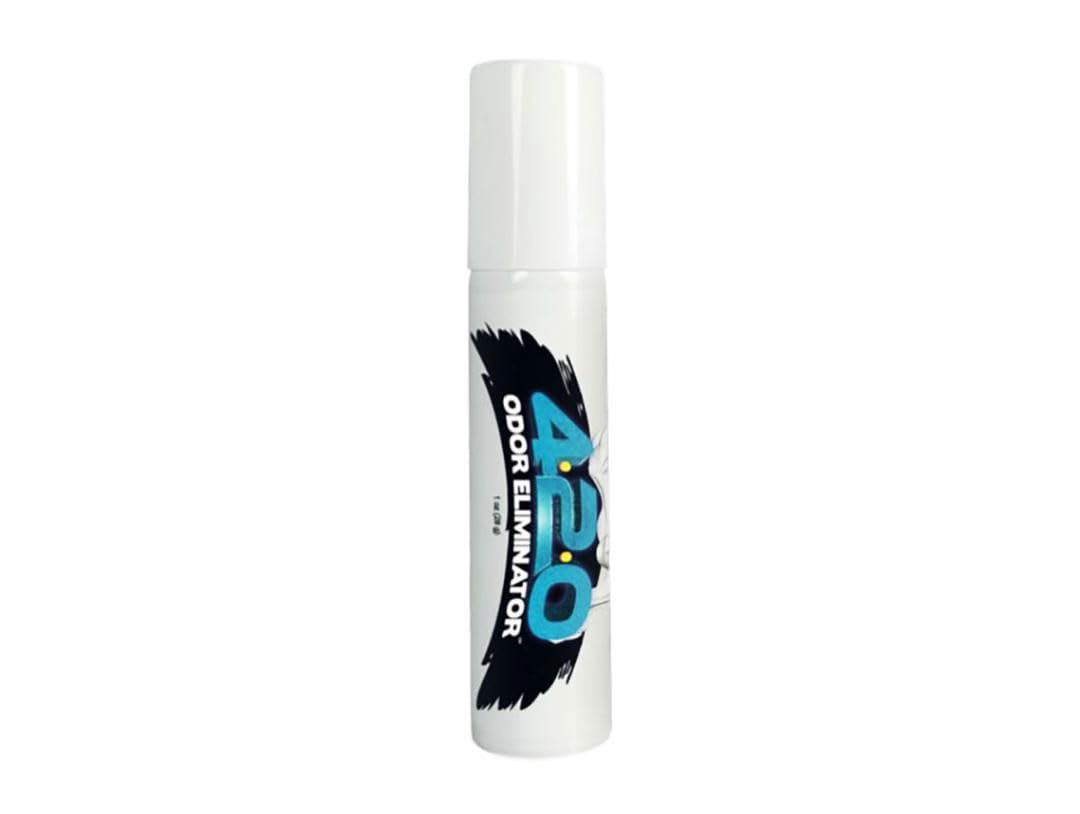 420 Odor Eliminator Air Freshner - New Car Blue - 3oz (3 Pack Spray)