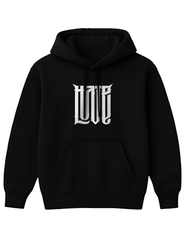 Image of Mens Printed Hoodie for Men Premium Casual Sweatshirt Man, Branded and Comfort Stylish Hoodies for Men Regular Fit Stylish Wear