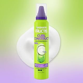 Garnier Fructis Style Curl Construct Creation Mousse, 6.8 Oz, 1 Count (Packaging May Vary)